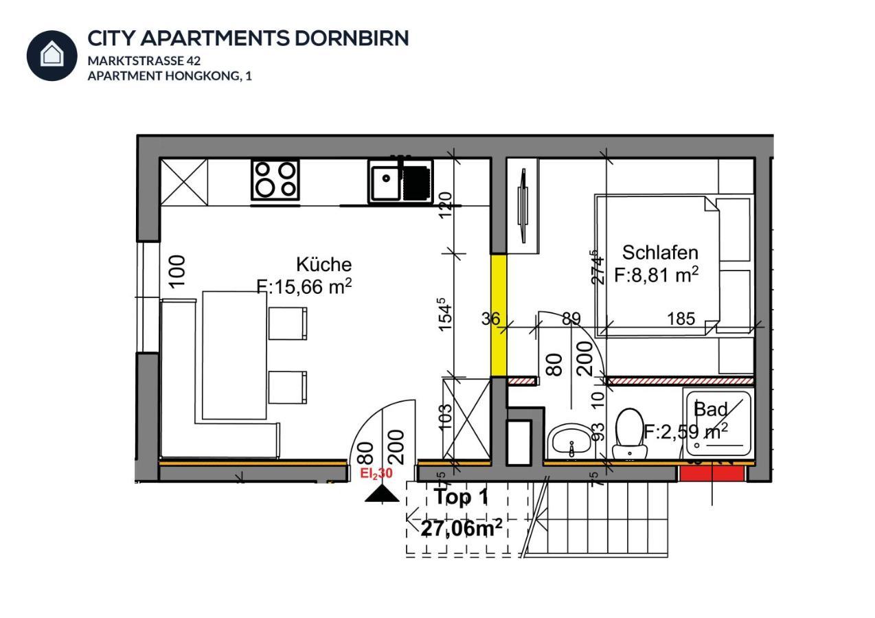 City Apartment Dornbirn, Hongkong 1 Luaran gambar